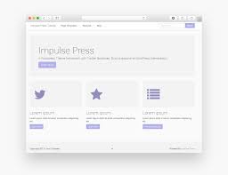 A clean onepage bootstrap theme for a business startup who would like to showcase a featured section of call to action combined with the power you can use them in your personal or commercial projects. Impulse Press Free Bootstrap Wordpress Theme Freebie Supply
