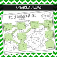 Area Of Composite Figures Worksheet Maze Maze Worksheet Composition Worksheets