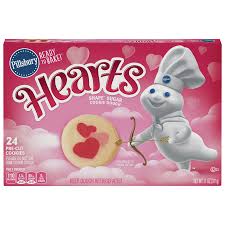 No measuring or mixing required with quick and easy pillsbury refrigerated cookie dough. Pillsbury Ready To Bake Hearts Shape Sugar Cookies Walmart Com Walmart Com