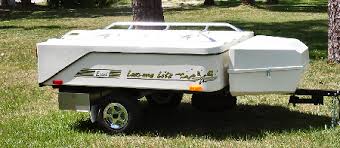 You can pull teardrops, hybrids and ultralight travel trailers as well. Lite Tent Camper Llc Lees Ure Lite Motorcycle Pop Up Camping Trailers