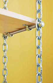 Diy Wandregal Gelbe Wand Holzerne Regale Kreativ Idee Kette Nagel Diy Wandregal Gelbe Wand Garage Dekorieren