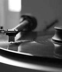 Black and white record player. Vinyl Lp Music Turntable Audio Vinyl Record Vintage Black White Style Record Needle Pikist