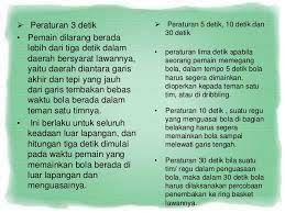 Waktu tersebut merupakan waktu maksimal pada permaian bola basket. Permainan Bola Basket