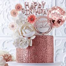 Here you will find a huge variety of animated images suitable for unique birthday gifs. Buy Movinpe Rose Gold Cake Topper Decoration With Happy Birthday Candles Happy Birthday Banner Confetti Balloon Paper Fans For Rose Gold Theme Party Decor Girl Women Birthday Party Online In Vietnam B08fsjkwnd