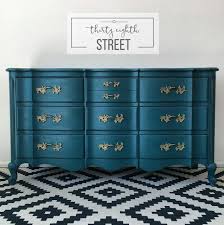 This popular combination of blue and green together, helps create a mood that's perfect for a bedroom sanctuary. 10 Of The Best Most Beautful Painted Dresser Ideas Painted Bedroom Furniture Turquoise Furniture Furniture Makeover