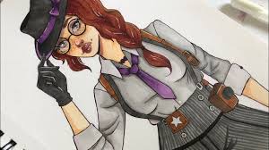 This piece of art beautifully. Watch Me Draw 5 Fortnite Fan Art Gumshoe Skin Copic Marker Speed Paint Youtube