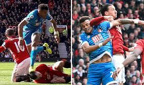 Only he knows whether he meant to stamp on ibra's head so i'm not sure how the fa can prove he's guilty. Zlatan Ibrahimovic V Tyrone Mings Should Both Have Been Sent Off Football Sport Express Co Uk