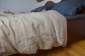 100 Linen Hemstitched Duvet Cover Natural Bedding Collection Not Dyed Linen Flax Single Twin Queen King Or Custom Size Stone Washed