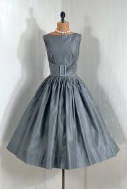 1950 S Vintage Claudia Young Designer Couture Pintuck Silver Gray Shimmer Silk Backless Rockabilly Bombshell Circle Skirt Wedding Party Cocktail Dress And Match Vintage Dresses Retro Vintage Dresses Fashion