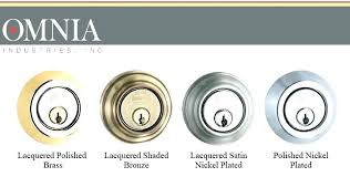 Door Knob Colors Hardware Finishes By Manufacture Different