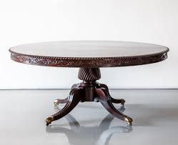 The delivery went smoothly, and the table looked exactly like the photos online. Antique British Colonial Round Dining Table The Past Perfect Collection