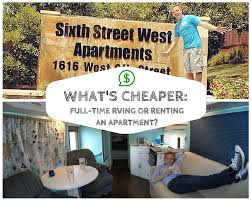 We did not find results for: What S Cheaper Full Time Rving Or Renting An Apartment