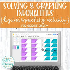 • the graph shows tank sizes using a rule that relates the capacity of the tank to the combined i am able to • solve and graph inequalities with help • write and solve compound inequalities with help. Solving And Graphing Inequalities Digital Matching Activity Distance Learning
