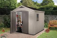 What should you put a plastic shed on?