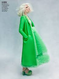 The blue planet look is inspired by miss fame's entrance of rupaul's drag race. Miss Fame Wears Gina Couture Bix