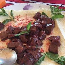 كبدة نية او سودة نية food beef meat