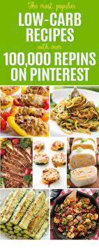 Most Popular Low Carb Recipes With Over 100k Repins On Pinterest Ideal Me Healthy Protein Snacks Low Carbohydrate Diet Low Carb Meals Easy