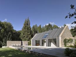 Du Bois Des Pierres Modern Barn House Architecture House Exterior