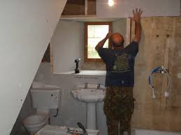Richard Working In The Downstairs Shower Room July 2012 Shower Room