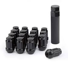 Amazon.Com: Tusk Tapered Lug Nut Kit 10Mm X 1.25Mm Thread Pitch (16-Pack)  W/14Mm Head Black : Automotive