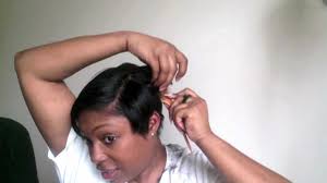 Here, hair is cut relatively short all over the head, with a bit of hair near the front of the head kept long. Short Hair Cutting Tutorial How I Cut My Short Black Hair Youtube
