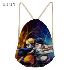Colours are another exaggerated feature of anime. Thikin Cool Naruto Sasuke Fight Pattern Draw String Sports Bag Kids Swimming Bag Lightweight Ployester Waterprooof Backpack Drawstring Bags Aliexpress