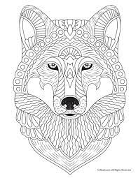 Get hyper realistic results with this advanced adult coloring book! Wolf Adult Coloring Page Woo Jr Kids Activities