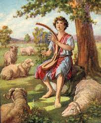 David was a shepherd boy who grew up to be a king of god's people. David The Shepherd Boy Jesse Tree Day 15 David Bible Bible Pictures Bible Art