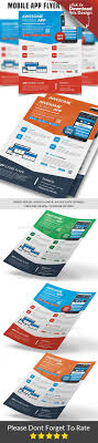 Mobile App Flyer Template App Template Design Flyer Template Mobile App Flyer