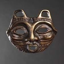 She Who Watches Bronze Mask By Lillian Pitt