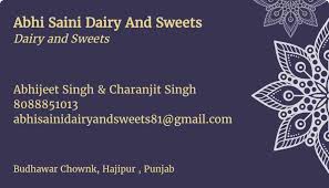 4 Photos of Abhi Saini Dairy And Sweets in Hajipur, Hoshiarpur