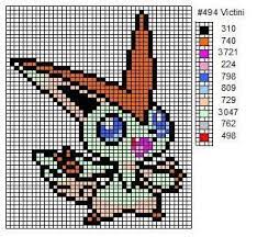 494 Victini By Cdbvulpix On Deviantart Pokemon Cross Stitch Patterns Pokemon Cross Stitch Pokemon Bead