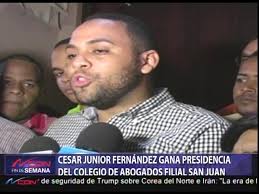 Cesar Junior Fernández gana presidencia del Colegio de Abogados filial San  Juan