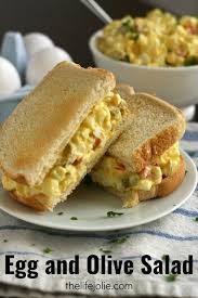 Egg And Olive Salad Olive Salad Recipes Sandwiches