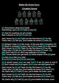 Better Be Home Soon Crowded House B Guitar Songs Music Tabs Uke Songs