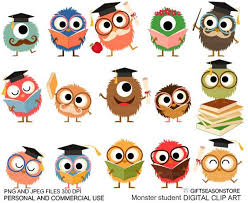 Cool tisch schule clipart klassenzimmer clipart full size of uncategorized:cool. School Monsters Digital Clip Art For Personal And Commercial Use Instant Download Digital Clip Art Clip Art Art
