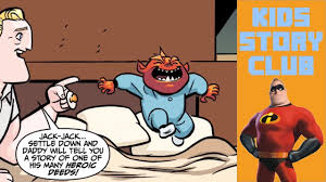 Despite coming from a family of supers, it was initially believed that he was born without any powers. Incredibles 2 Crisis In Mid Life Part 1 Disney Pixar Comic Book By Kidsstoryclub