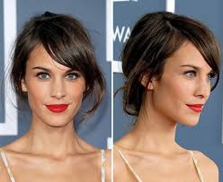 With ombre hair people can be concerned about the continuity of the color in long hair with bangs. I M In A Wedding I Have Short Hair Help Short Hair Updo Alexa Chung Hair Short Hair Styles