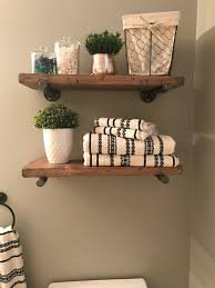The room that many of us go to clean up often turns into the messiest, most cluttered space in the house. Floating Shelves Bathroom Shelf Ideas Trendecors