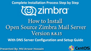 How To Install And Configure Zimbra Mail Server Version 8 8 15 In A Single Server Youtube