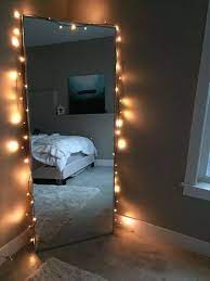 14 Decorations That Your Mirror Needs To Have The Best Selfies On Instagram Fairy Lights Bedroom Cozy Decor Bedroom Design