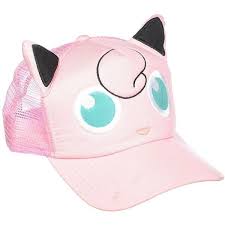 Bioworld Pokemon Jigglypuff Big Face Trucker Snapback Hat 17 Liked On Polyvore Featuring Accessories Hats Biow Pokemon Jigglypuff Big Face Hats For Sale