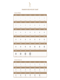 Diamond Size Chart 4 Free Templates In Pdf Word Excel