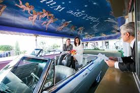 Funky Fresh Drive Thru Wedding In Vegas The Amberlight Collective Little Vegas Wedding Las Vegas Elopement Vegas Wedding Las Vegas Halloween