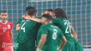 Kadir et ses coéquipiers se montrent dangereux. Tunisie Algerie 2 0 Les Buts De Bounedjah Et Mahrez Video