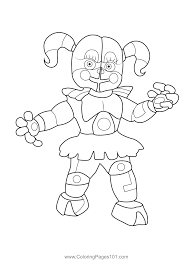 Circus baby coloring pages fnaf. Circus Baby Fnaf Coloring Page For Kids Free Five Nights At Freddy S Printable Coloring Pages Online For Kids Coloringpages101 Com Coloring Pages For Kids