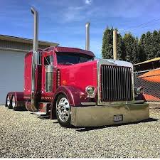Peterbilt Custom 379 Slammed Big Trucks Big Rig Trucks Peterbilt Trucks