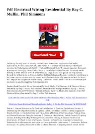 The purpose is to distribute energy that can be used to power the various equipment and appliances around the house through proper installation. Pdf Pdf Electrical Wiring Residential Nella Carter Academia Edu