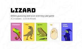 But who is the chameleon? Lizard Online Card Game For Up To 6 Players Product Hunt