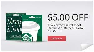 The dollar value that you pay or load onto your starbucks card is a prepayment for goods and services at participating. Rare Starbucks Coupon 5 Off 25 Gift Card Starbucks Coupon Gifts Starbucks Gift Card